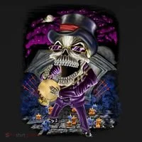 Graveyard Death Skull T-Shirt thumb 7