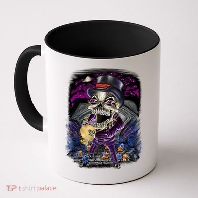 Graveyard Death Skull Coffee Mug