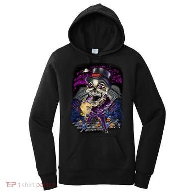 Graveyard Death Skull Women's Hoodie