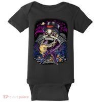 Graveyard Death Skull Baby Bodysuit thumb 0