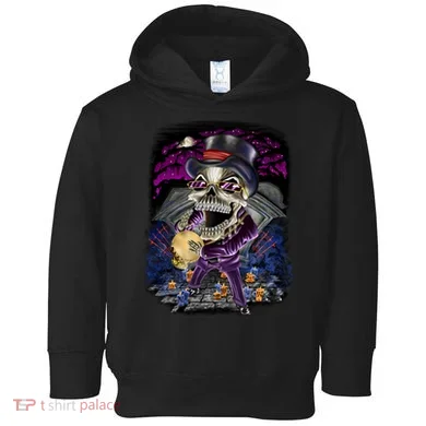 Graveyard Death Skull Toddler Hoodie