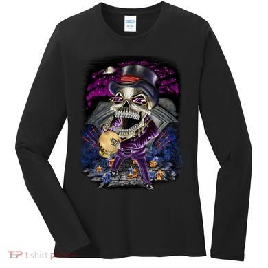 Graveyard Death Skull Women's Long Sleeve Shirt