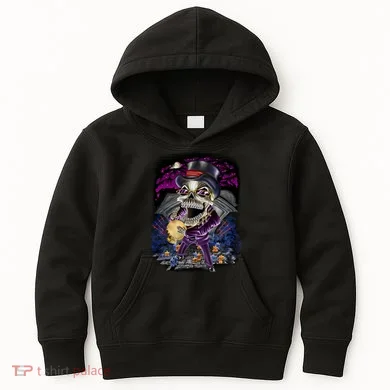 Graveyard Death Skull Kids Hoodie