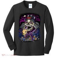 Graveyard Death Skull Kids Long Sleeve Shirt thumb 0