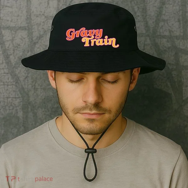 Gravy Train Retro Thanksgiving Bucket Hat