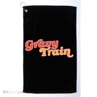 Gravy Train Retro Thanksgiving Golf Towel thumb 0
