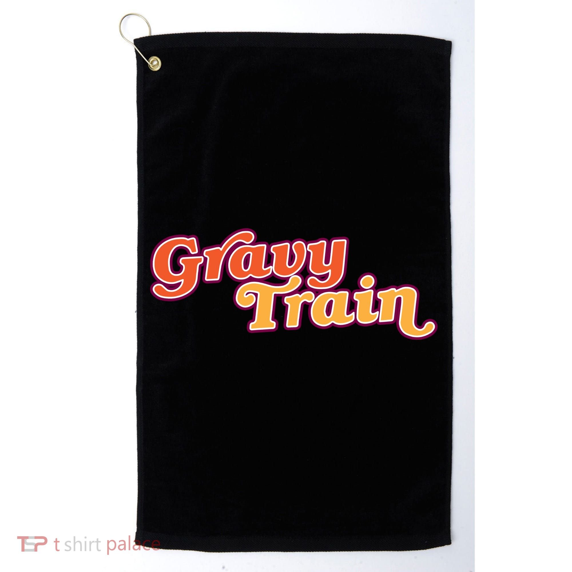 Gravy Train Retro Thanksgiving Golf Towel
