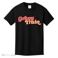 Gravy Train Retro Thanksgiving Kids T-Shirt thumb 0