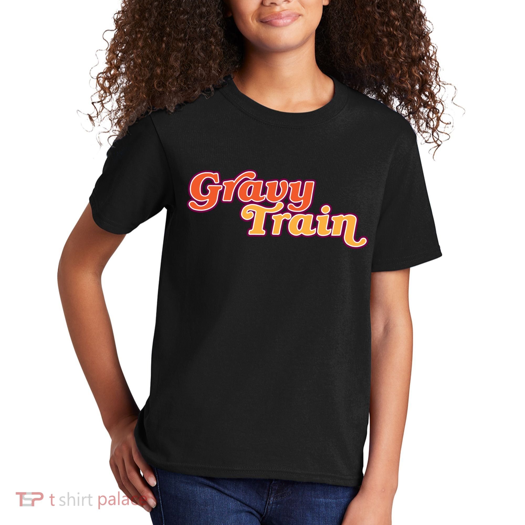 Gravy Train Retro Thanksgiving Kids T-Shirt