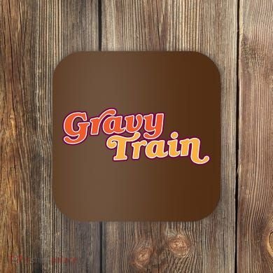Gravy Train Retro Thanksgiving Coaster