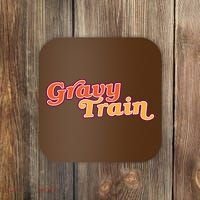 Gravy Train Retro Thanksgiving Coaster thumb 0