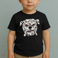 Gray Bulldog Toddler T-Shirt thumb 2