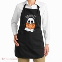 Ghost Reading Books Halloween Apron thumb 2