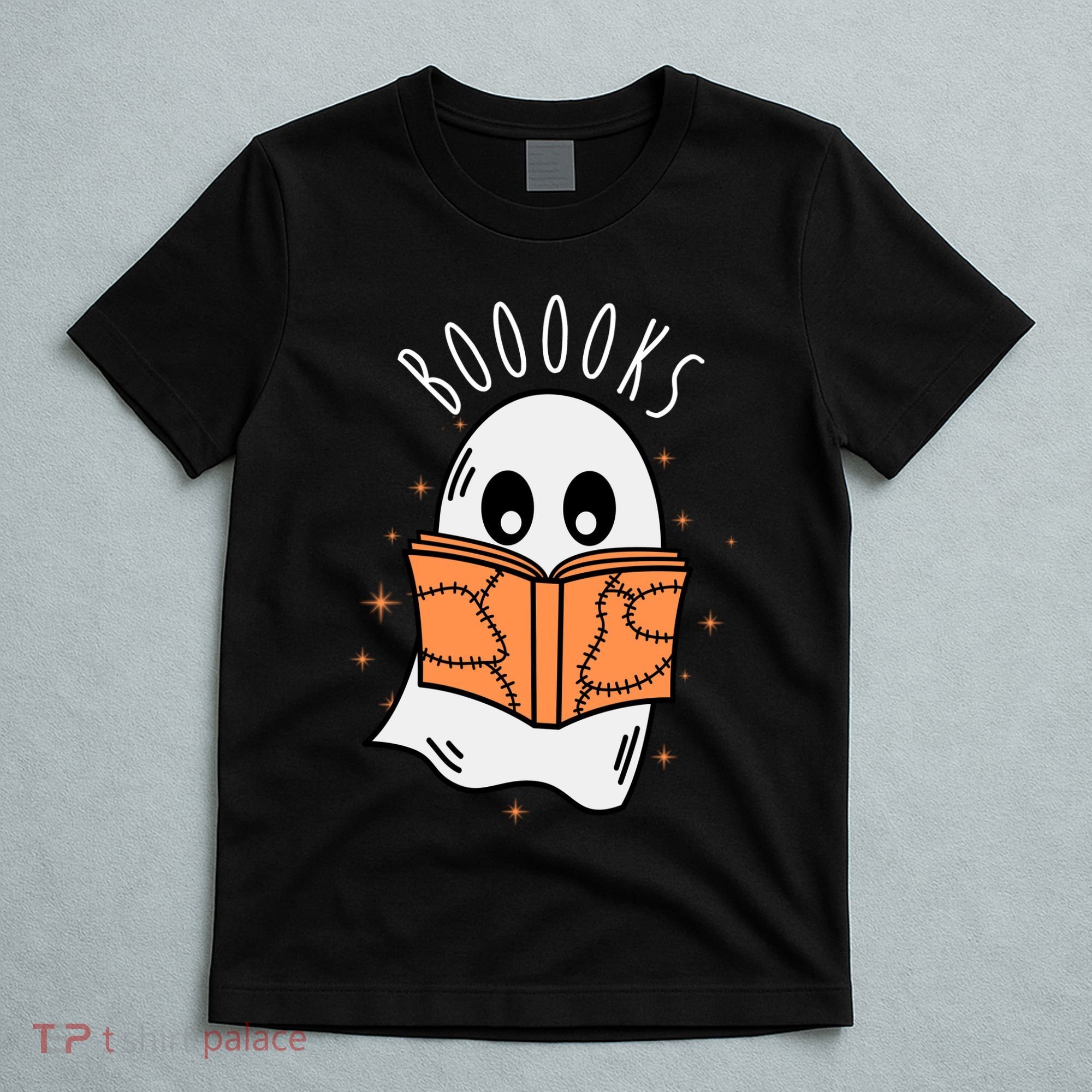 Ghost Reading Books Halloween T-Shirt