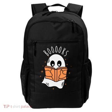 Ghost Reading Books Halloween Backpack