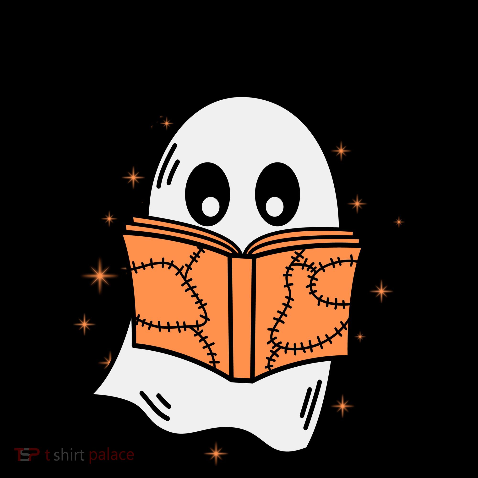 Ghost Reading Books Halloween Coffee Mug