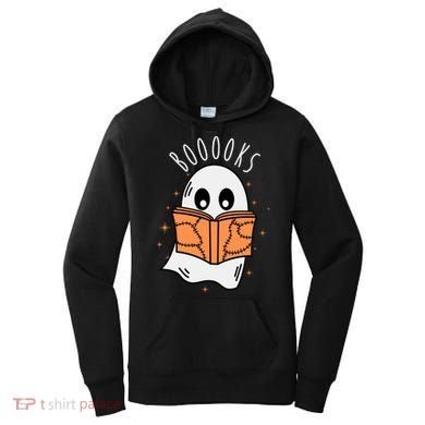 Ghost Reading Books Halloween Women's Hoodie