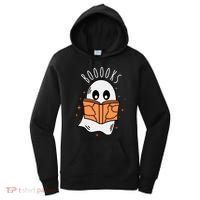Ghost Reading Books Halloween Women's Hoodie thumb 0