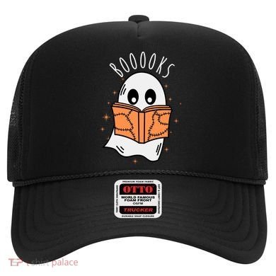 Ghost Reading Books Halloween Hat