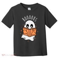 Ghost Reading Books Halloween Toddler T-Shirt thumb 0