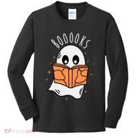 Ghost Reading Books Halloween Kids Long Sleeve Shirt thumb 0