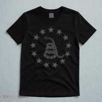 Gadsden Rattlesnake Betsy Ross Flag Ring Of Stars Patriot T-Shirt thumb 5