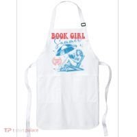 Girl Reading Book Summer Funny Beach Vacation For Book Lover Apron thumb 0