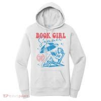 Girl Reading Book Summer Funny Beach Vacation For Book Lover Women's Hoodie thumb 0