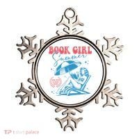 Girl Reading Book Summer Funny Beach Vacation For Book Lover Ornament thumb 0
