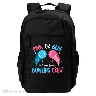 Gender Reveal Bowling Design for a Bowling Lover Backpack