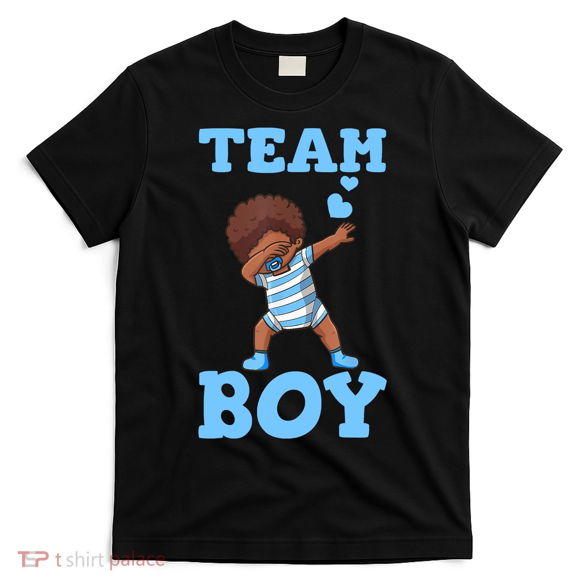 Gender Reveal Baby Shower Team Boy Matching Family Baby Party T-Shirt