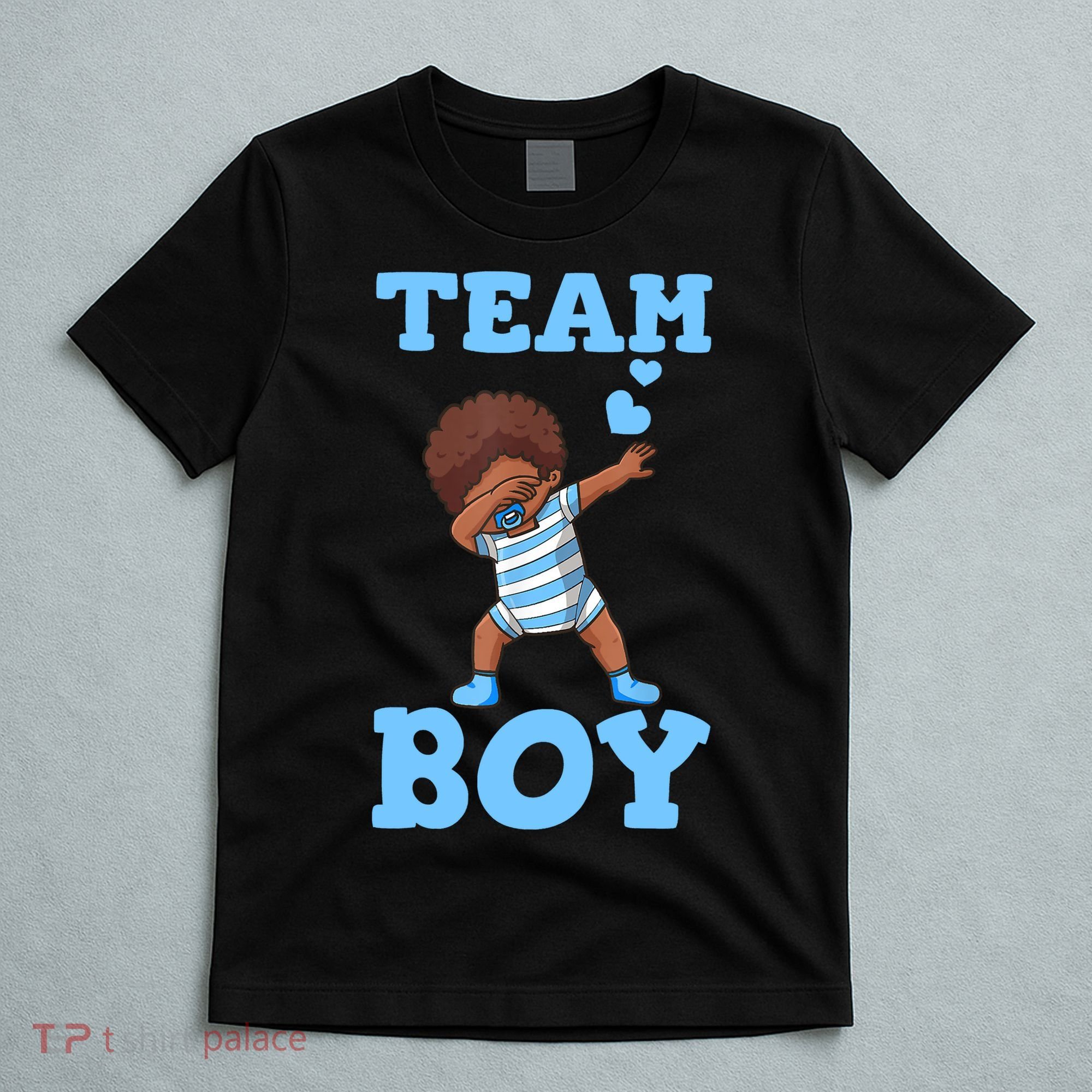 Gender Reveal Baby Shower Team Boy Matching Family Baby Party T-Shirt