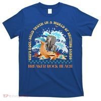 Gods Rocksolid Breaker Rock Beach Vbs 2024 Christian T-Shirt thumb 0