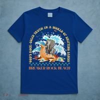 Gods Rocksolid Breaker Rock Beach Vbs 2024 Christian T-Shirt thumb 5