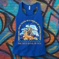 Gods Rocksolid Breaker Rock Beach Vbs 2024 Christian Women's Tank Top thumb 3