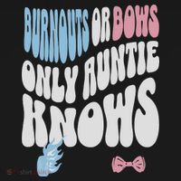 Gender Reveal Burnouts Or Bows New Aunt Ornament thumb 1