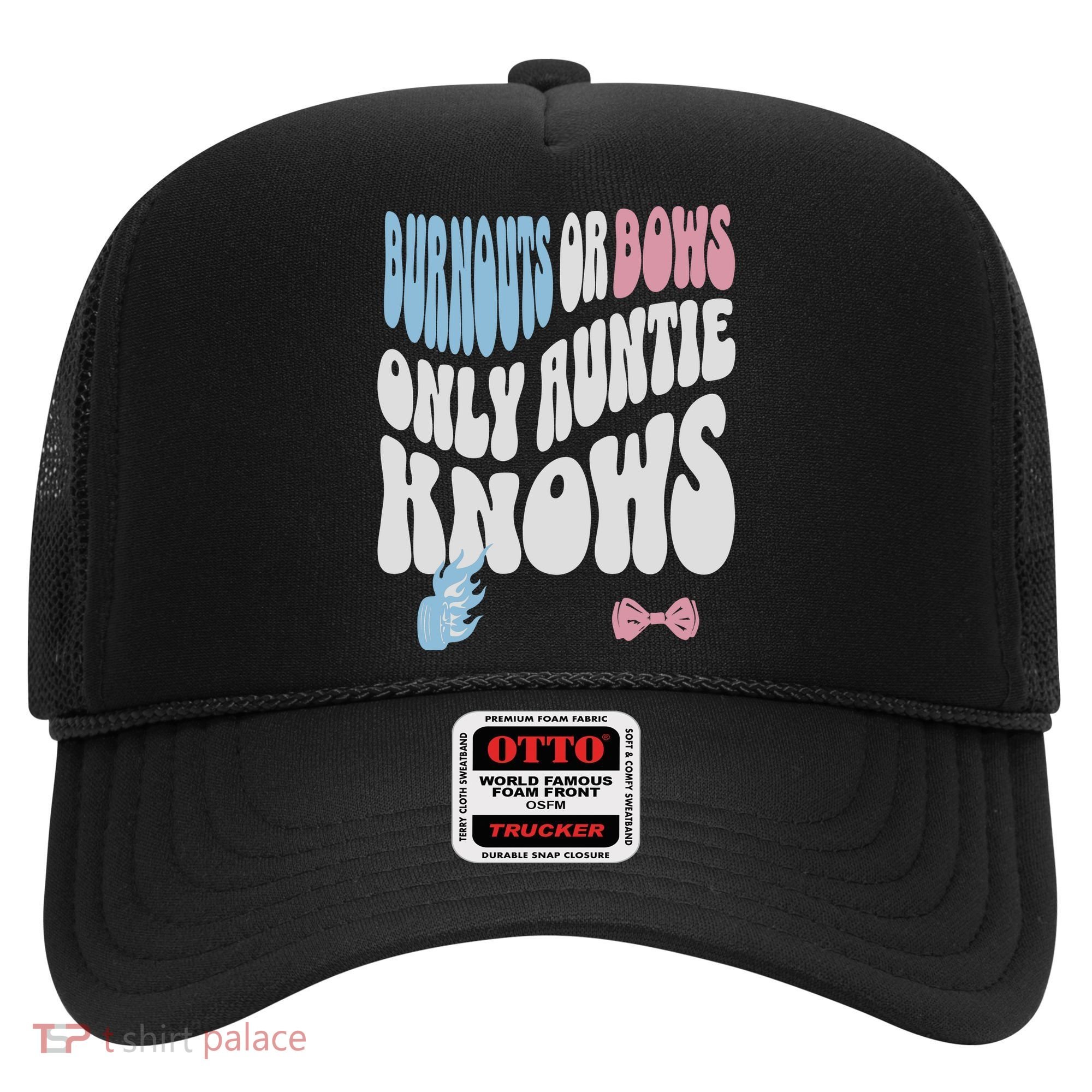 Gender Reveal Burnouts Or Bows New Aunt Hat