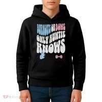 Gender Reveal Burnouts Or Bows New Aunt Kids Hoodie thumb 4