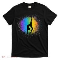 Gymnastics Rainbow Colors Acrobatic Acro Gymnast T-Shirt thumb 0