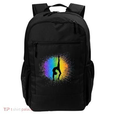 Gymnastics Rainbow Colors Acrobatic Acro Gymnast Backpack