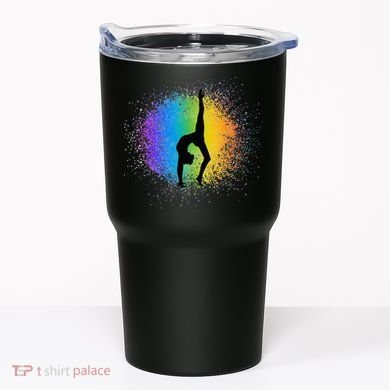 Gymnastics Rainbow Colors Acrobatic Acro Gymnast Tumbler