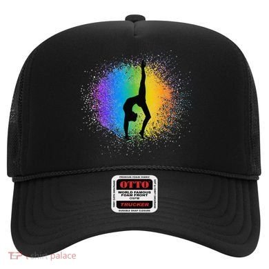 Gymnastics Rainbow Colors Acrobatic Acro Gymnast Hat