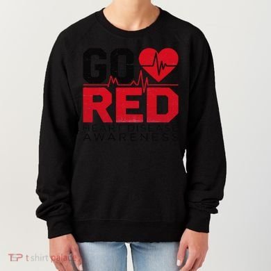 Go Red Chd Heart Disease Month Awareness Women's Sweatshirt