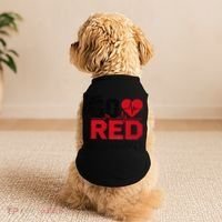 Go Red Chd Heart Disease Month Awareness Doggie Tank thumb 2