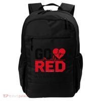 Go Red Chd Heart Disease Month Awareness Backpack thumb 0