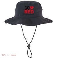 Go Red Chd Heart Disease Month Awareness Bucket Hat thumb 0