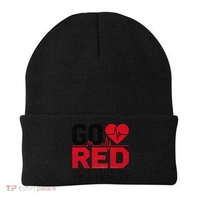 Go Red Chd Heart Disease Month Awareness Beanie