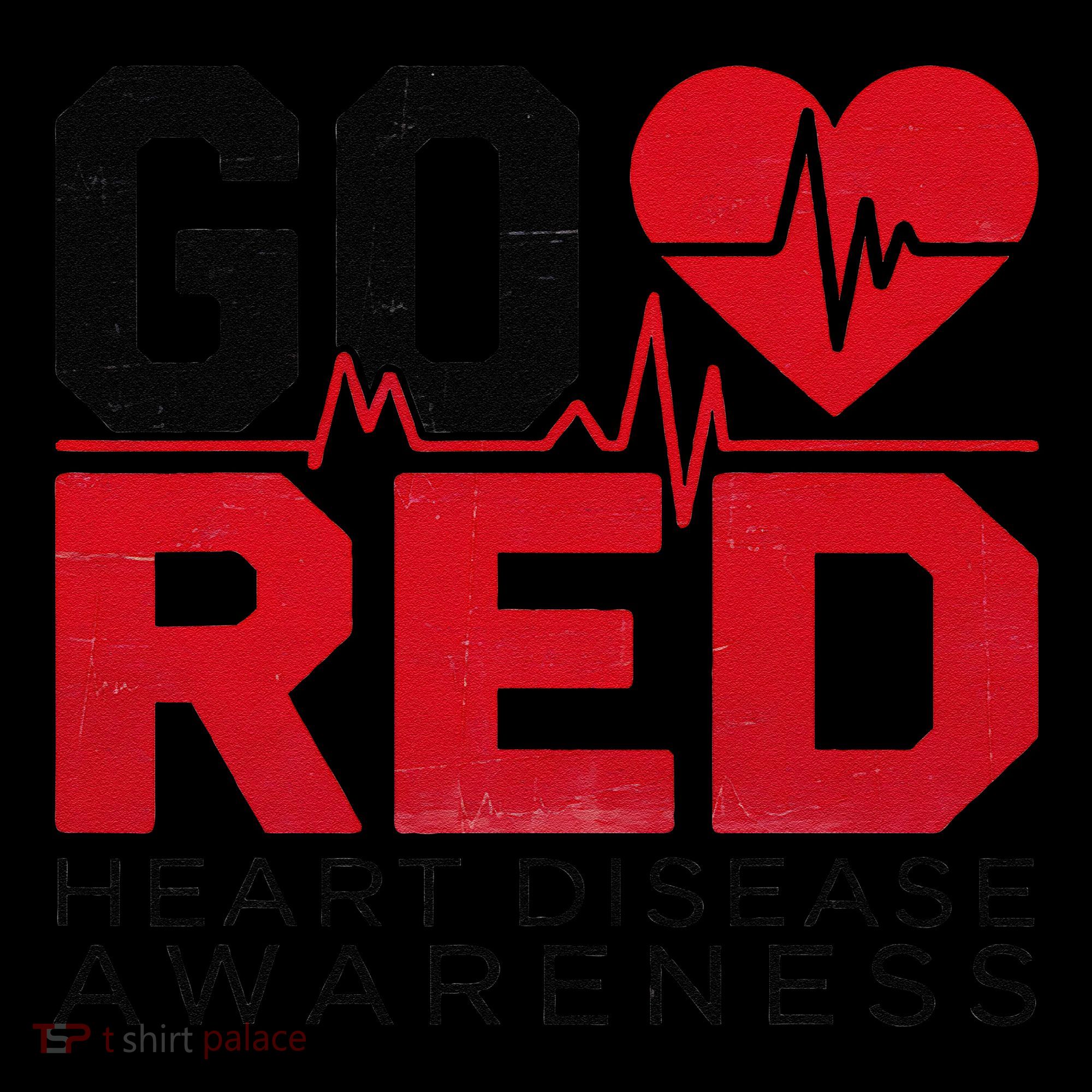 Go Red Chd Heart Disease Month Awareness Women's Hoodie