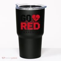 Go Red Chd Heart Disease Month Awareness Tumbler thumb 0
