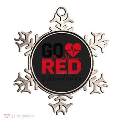 Go Red Chd Heart Disease Month Awareness Ornament